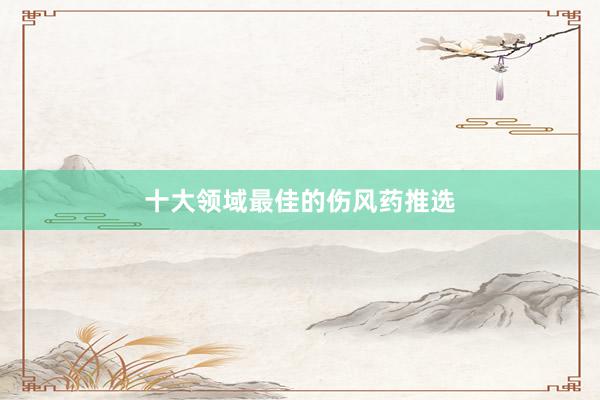 十大领域最佳的伤风药推选